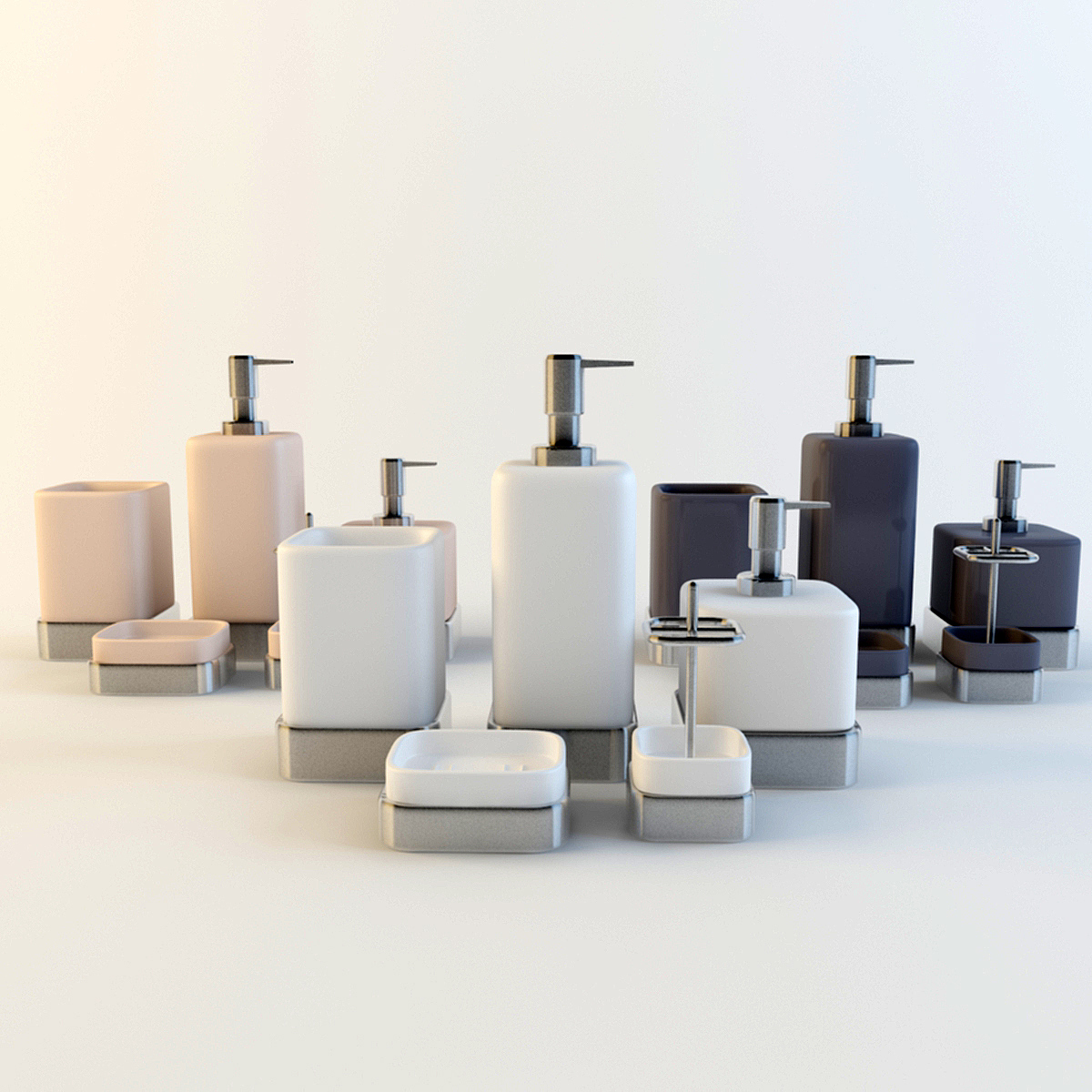 3D printing，Model rendering，Sanitary washing set box，